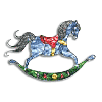 Free Pattern, Rocking Horse Ornament
