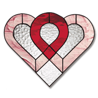 Free Pattern, Woven Hearts