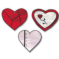Free Pattern, Three Hearts