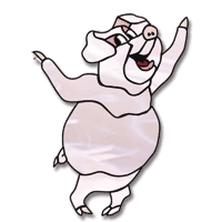 Free Pattern, One Happy Hog