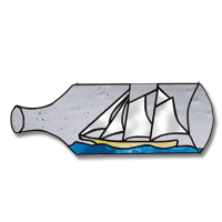 Free Pattern, Ship In A Bottle