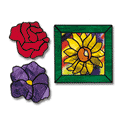 Free Pattern, 3 Fused Florals