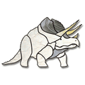 Free Pattern, Triceratops