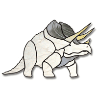 Free Pattern, Triceratops