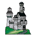 Free Pattern, Medieval Castle