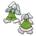 Free Pattern, Country Bunnies