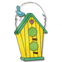 Free Pattern, Whimsical Birdhouse