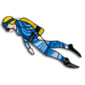 Free Pattern, Tropical Diver