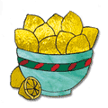 Free Pattern, Lemon Basket