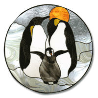 Free Pattern, Emperor Penguin Family