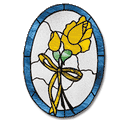 Free Pattern, Oval Rose Panel