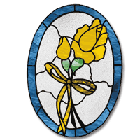 Free Pattern, Oval Rose Panel