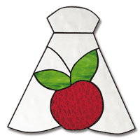 Free Pattern, Apple Lampshade