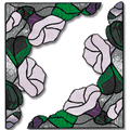 Free Pattern, Morning Glory Corners