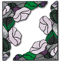 Free Pattern, Morning Glory Corners