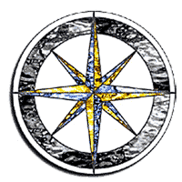 Free Pattern, Compass Rose Mosaic