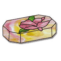Free Pattern, Floral Octagon Box