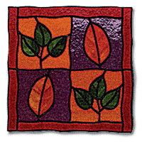 Free Pattern, Contemporary Leaves