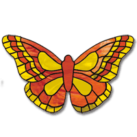 Free Pattern, Large Butterfly