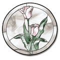 Free Pattern, Elegant Tulips Panel
