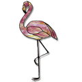 Free Pattern, Flamingo Plant Stake