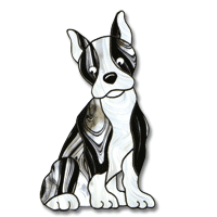 Free Pattern,  Boston Terrier