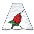 Free Pattern, Rosebud Lamp - Square