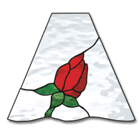 Free Pattern, Rosebud Lamp - Square