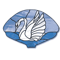 Free Pattern, Swan Fan Light