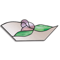 Free Pattern, Rosebud Fluted Dish