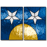 Free Pattern, Moon & Star Candle Holder