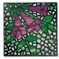 Free Pattern, Trumpet Vine Stepping Stone