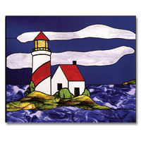 Free Pattern, Stormy Lighthouse