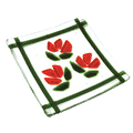 Free Pattern, Criss-Cross Border
