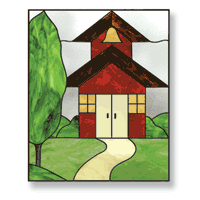 Free Pattern, Little Red Schoolhouse