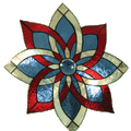 Free Pattern, Patriotic Interlocking Star