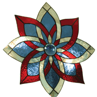Free Pattern, Patriotic Interlocking Star