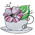 Free Pattern, Teacup