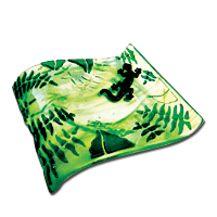 Free Pattern, Fused Rainforest Dish