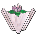 Free Pattern, Water Lily Fan Lamp