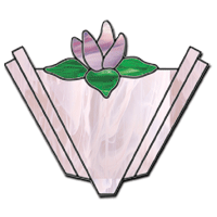 Free Pattern, Water Lily Fan Lamp