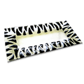Free Pattern, Zebra Border Tray