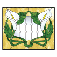 Free Pattern, Nouveau Calla Lilies