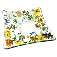 Free Pattern, Garden Border Dish