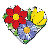 Free Pattern, Heart Bouquet