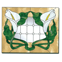 Free Pattern, Nouveau Calla Lillies