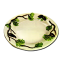 Free Pattern, Natural Accent Border Dish