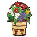 Free Pattern, Mixed Bulb Basket