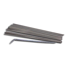 12 Stainless Steel Mandrels/Rake