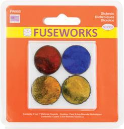 Dichroic 1" Fusible Rounds 90 COE